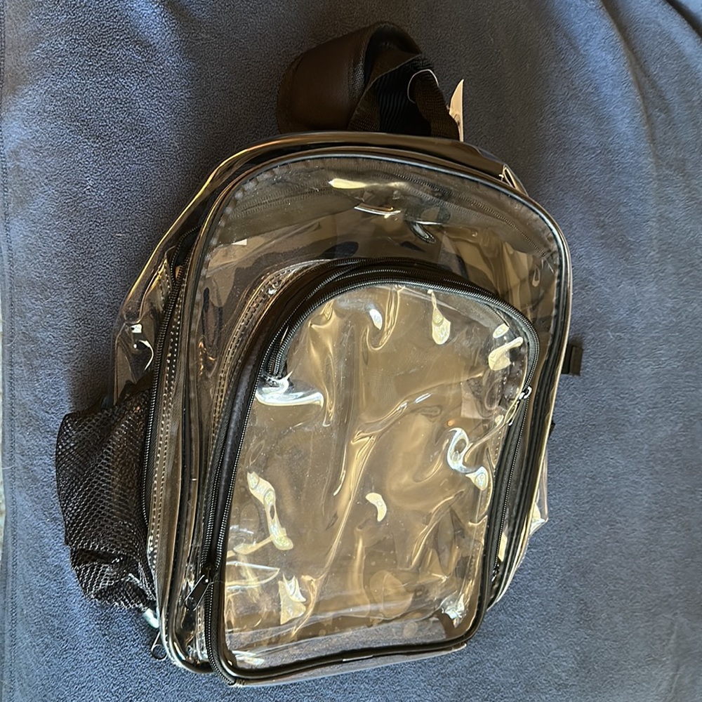 Stadium Bags Large Clear Backpack - Picture 2 of 5